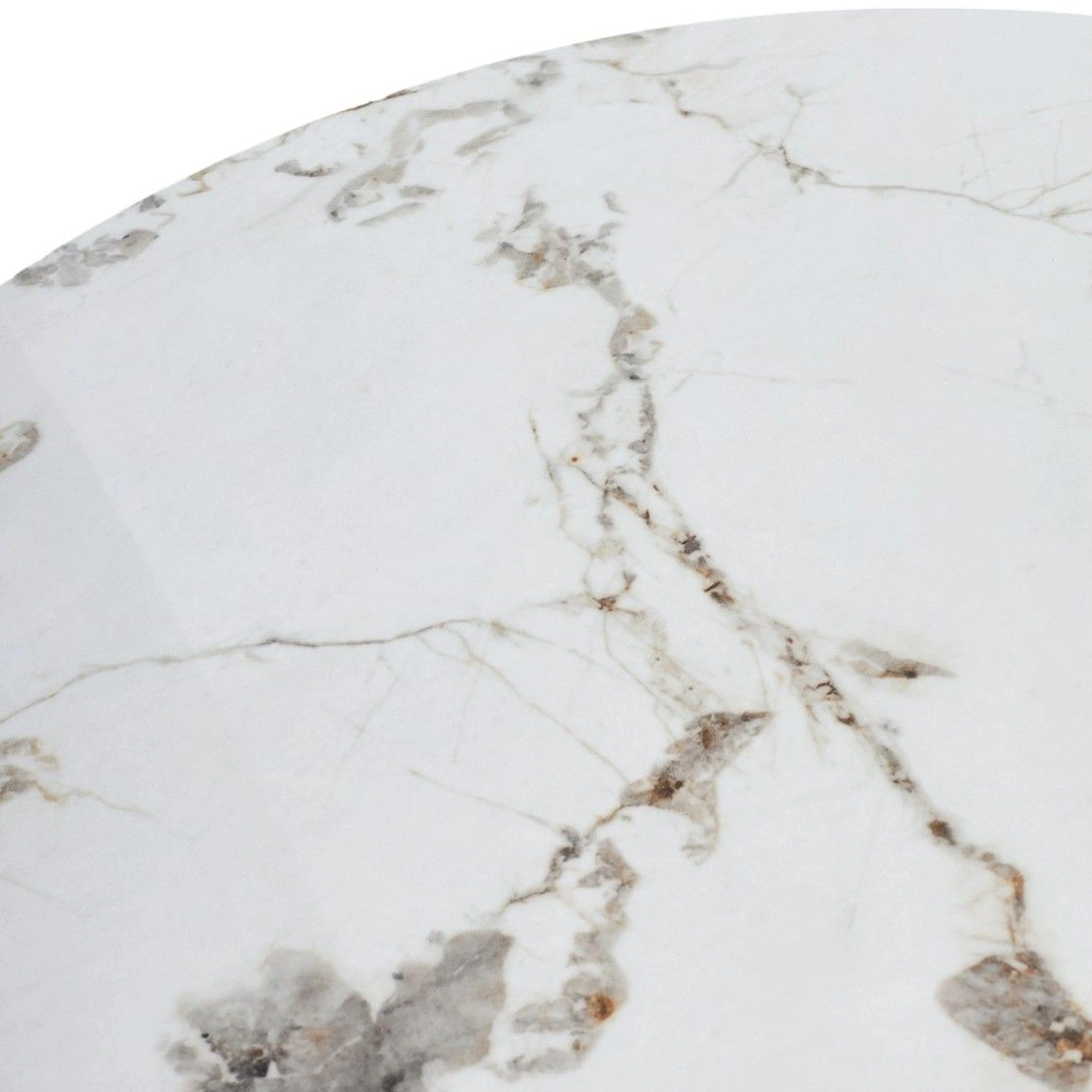 Стол круглый раскладной Tower (120+35+35) керамика глянцевая, светлая изображение Стол круглый раскладной Tower (120+35+35) керамика глянцевая, светлая фото