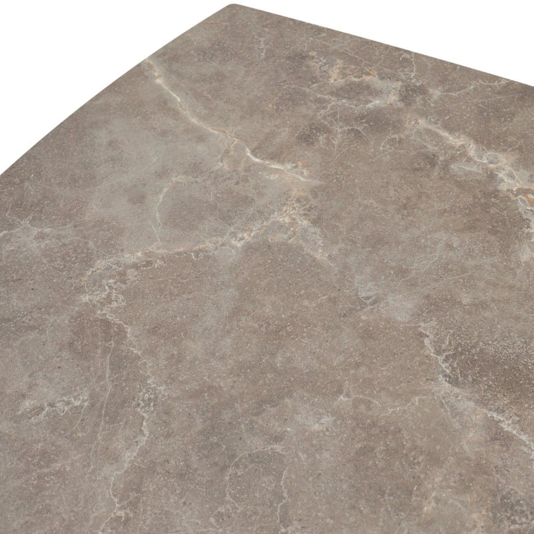 Стол обеденный Blade (140+30+30), керамика матовая бежевая изображение Стол обеденный Blade (140+30+30), керамика матовая бежевая фото