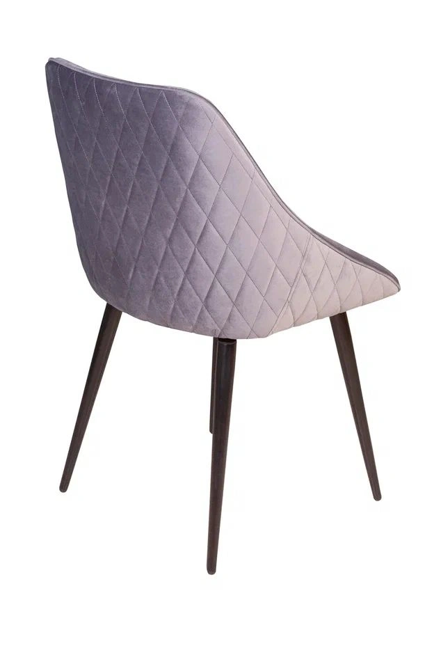 Стул Neo ромб, бархат светло-серый 26/опора конус изображение Стул Neo ромб, бархат светло-серый 26/опора конус фото