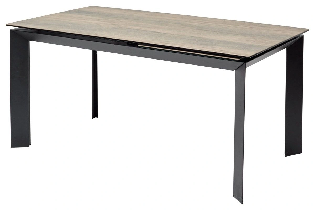 Стол раскладной Dogma (140+60) керамика матовая, текстура дерева изображение Стол раскладной Dogma (140+60) керамика матовая, текстура дерева фото