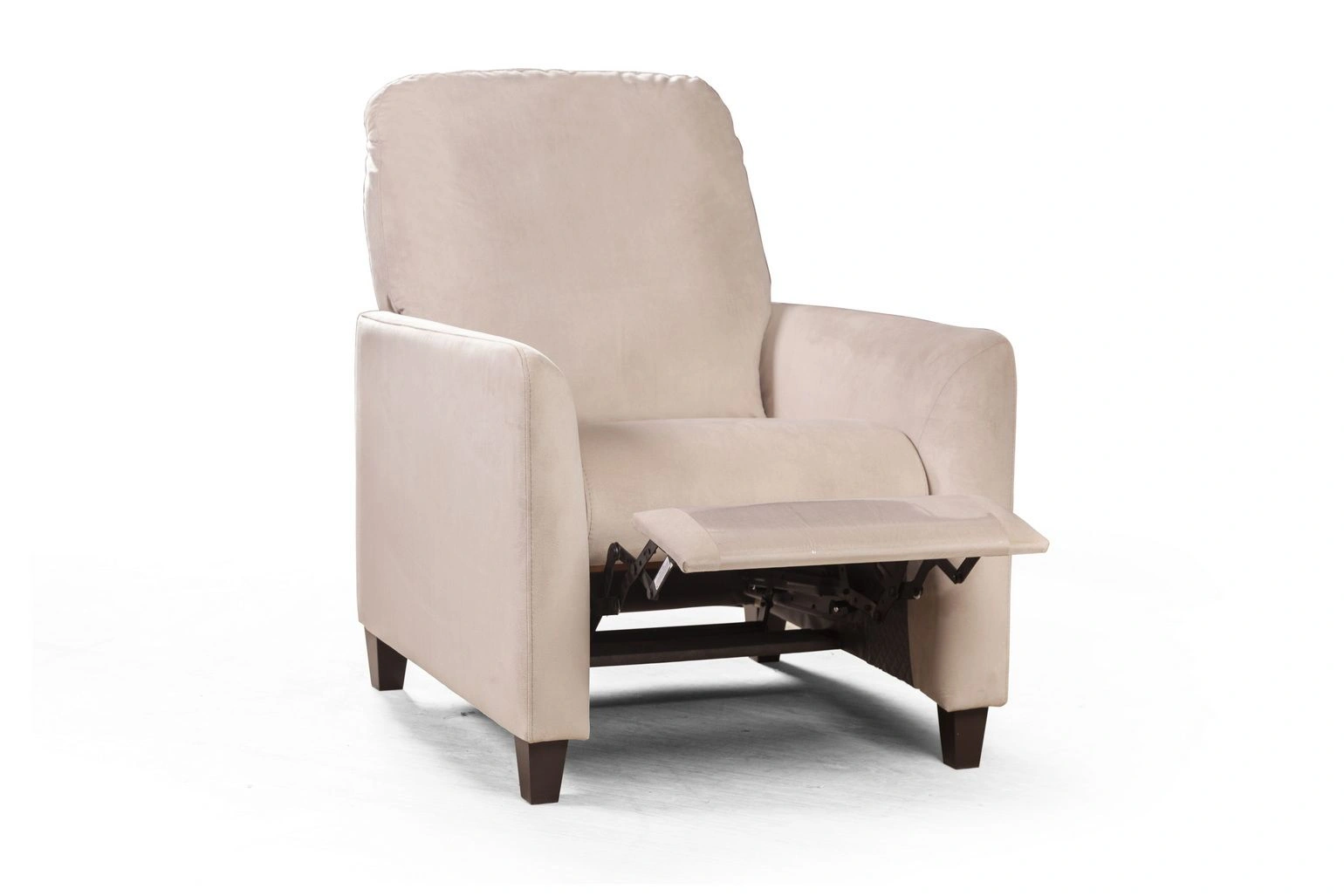 Stockholm кресло реклайнер велюр бежевый изображение Stockholm кресло реклайнер велюр бежевый фото