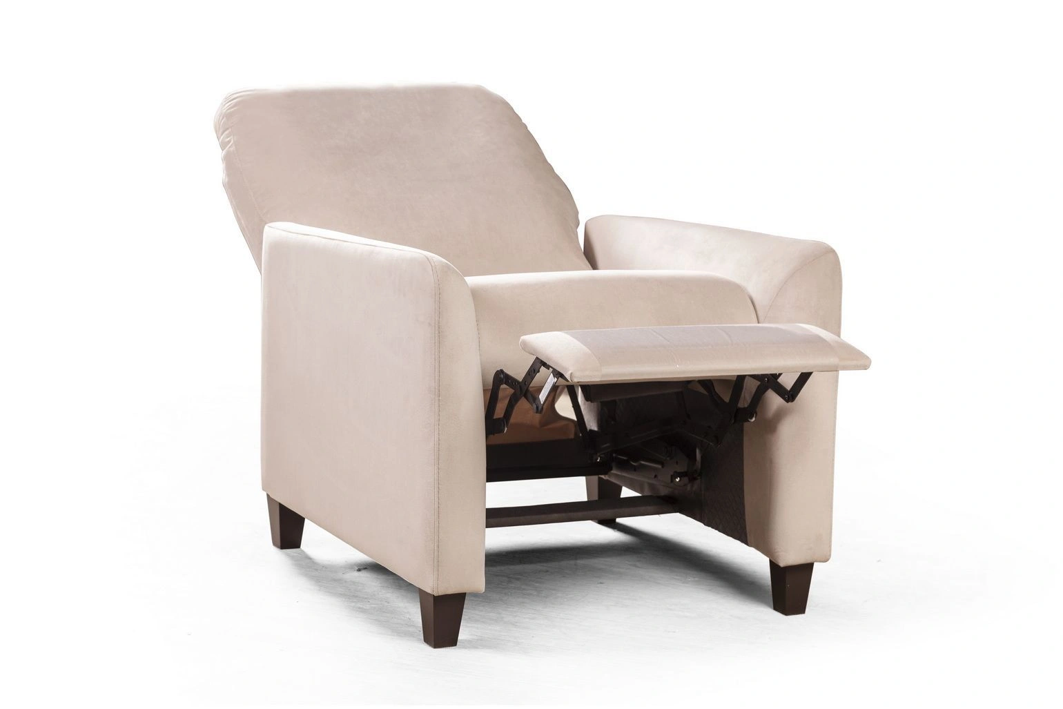 Stockholm кресло реклайнер велюр бежевый изображение Stockholm кресло реклайнер велюр бежевый фото