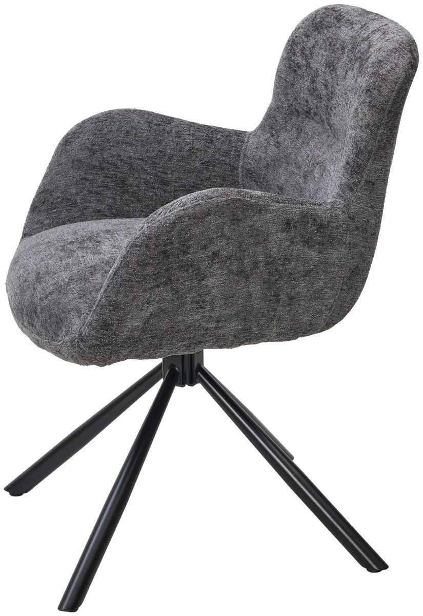 Стул Luis шенил серый, поворотно-возвратный механизм 180 градусов изображение Стул Luis шенил серый, поворотно-возвратный механизм 180 градусов фото