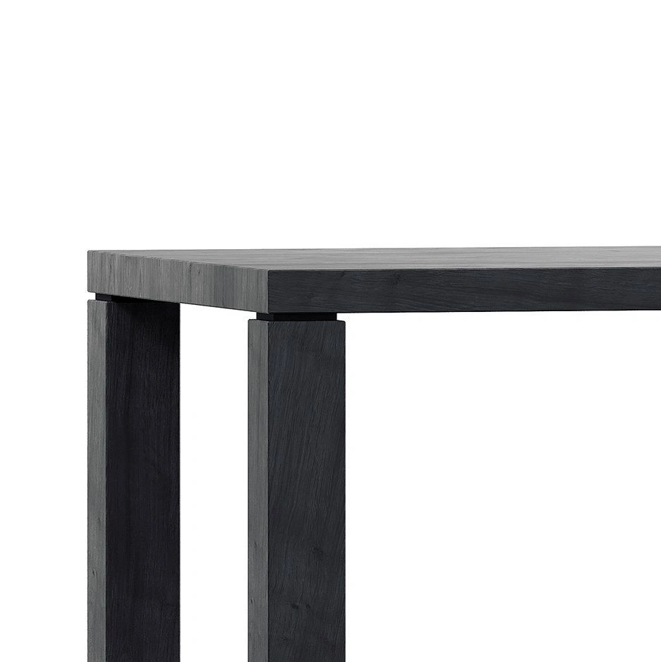 Стол обеденный ARTO (220) шпон ясень черничный шоколад изображение Стол обеденный ARTO (220) шпон ясень черничный шоколад фото