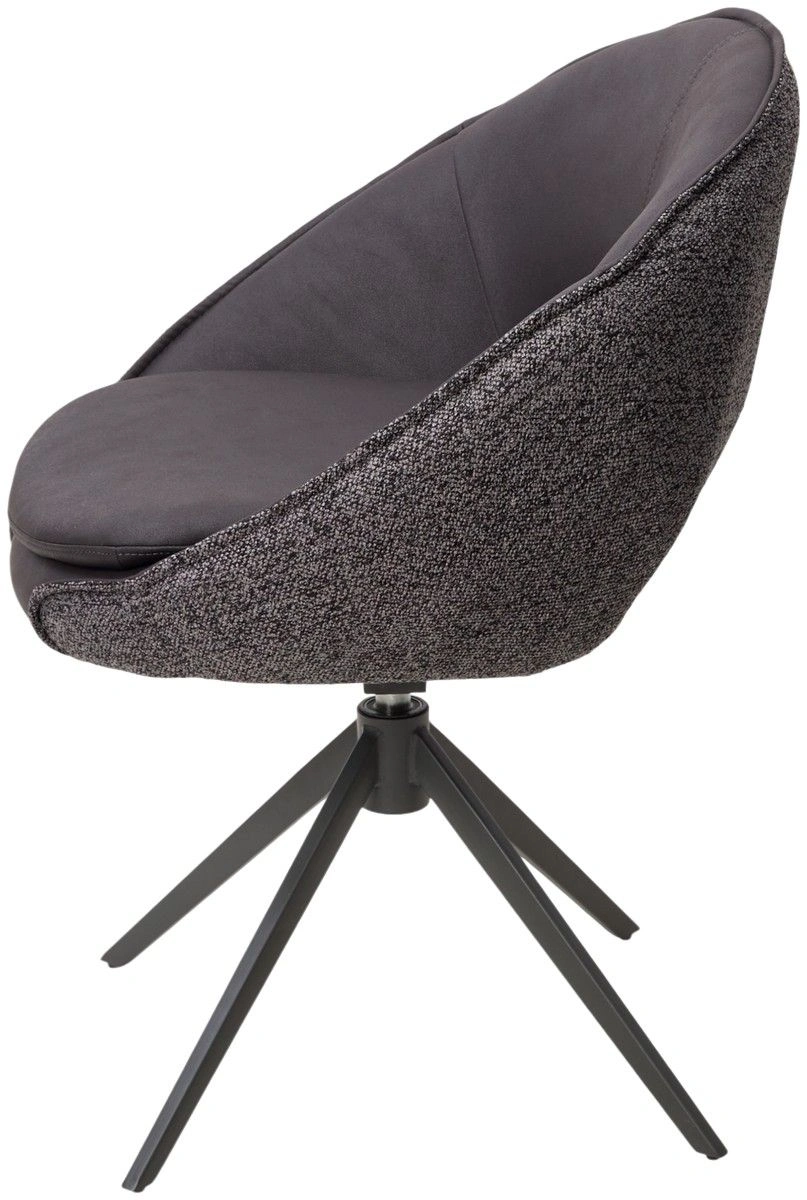 Стул Anna, ткань комби серый, поворотный механизм 360 градусов изображение Стул Anna, ткань комби серый, поворотный механизм 360 градусов фото