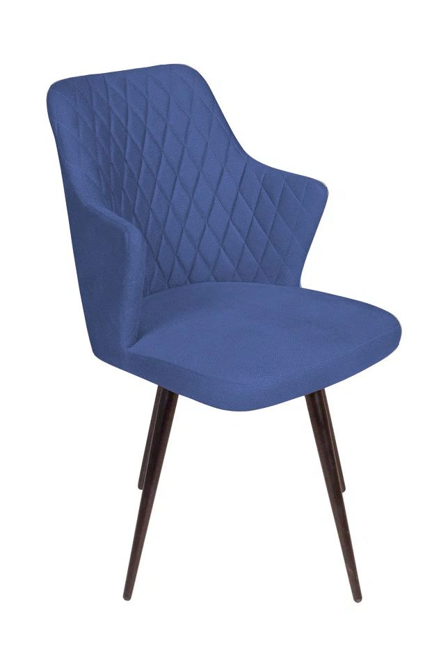 Стул поворотный на 90 градусов, функция возврата, антишум Hunt ромб, бархат синий 29 / чёрный конус изображение Стул поворотный на 90 градусов, функция возврата, антишум Hunt ромб, бархат синий 29 / чёрный конус фото