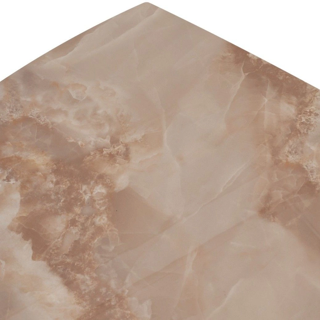 Стол обеденный Blade (140+30+30), керамика глянцевая янтарь изображение Стол обеденный Blade (140+30+30), керамика глянцевая янтарь фото