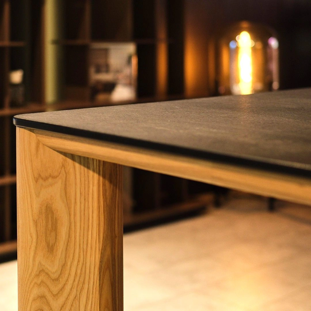 Стол обеденный Momo (200) массив бук + пластик изображение Стол обеденный Momo (200) массив бук + пластик фото