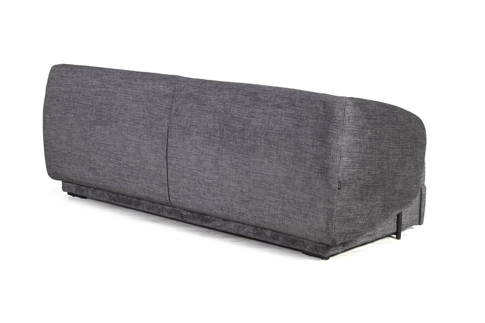 Bubble диван-кровать прямой, механизм «дельфин», микромех Rozy dark grey изображение Bubble диван-кровать прямой, механизм «дельфин», микромех Rozy dark grey фото