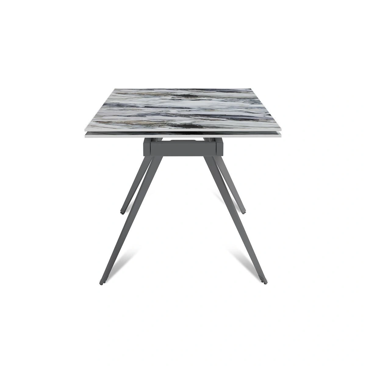 Стол раскладной Rhein (140+40+40), керамика глянцевая Cold Jade изображение Стол раскладной Rhein (140+40+40), керамика глянцевая Cold Jade фото