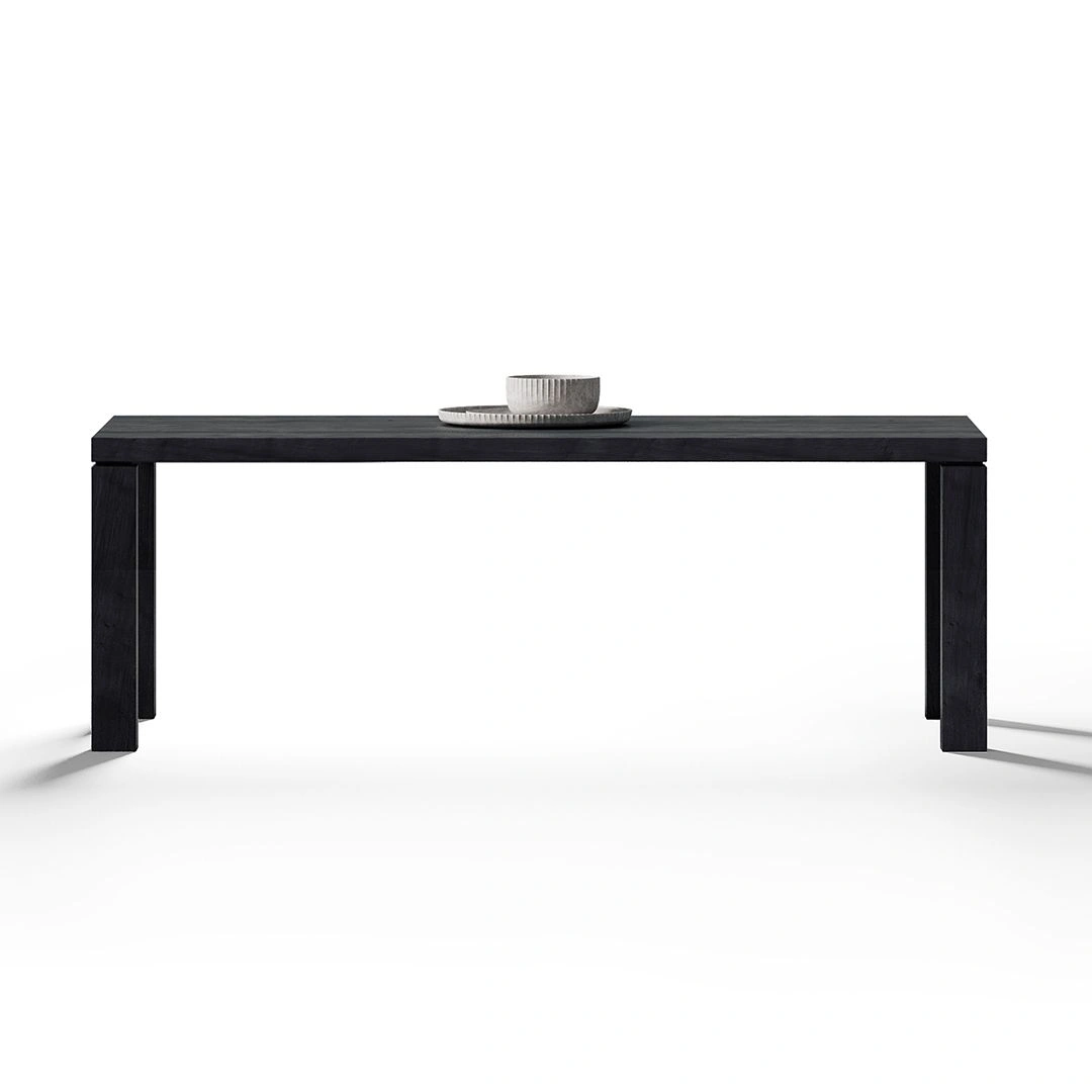 Стол обеденный ARTO (220) шпон ясень черничный шоколад изображение Стол обеденный ARTO (220) шпон ясень черничный шоколад фото