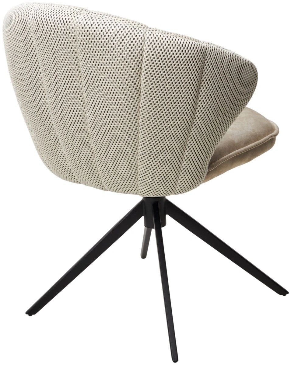 Стул Shell ткань комби бежевый, поворотно-возвратный механизм 360 градусов изображение Стул Shell ткань комби бежевый, поворотно-возвратный механизм 360 градусов фото