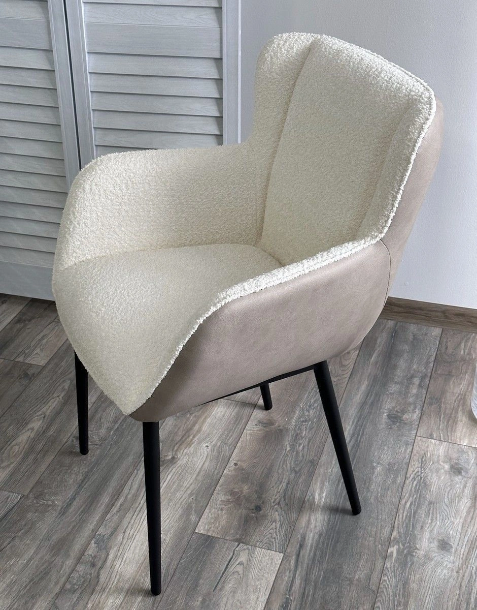 Стул с подлоклотниками Etna ткань комби, бежевый изображение Стул с подлоклотниками Etna ткань комби, бежевый фото