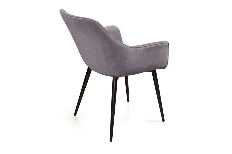 Стул Archi, бархат светло-серый 26, опора конус изображение Стул Archi, бархат светло-серый 26, опора конус фото