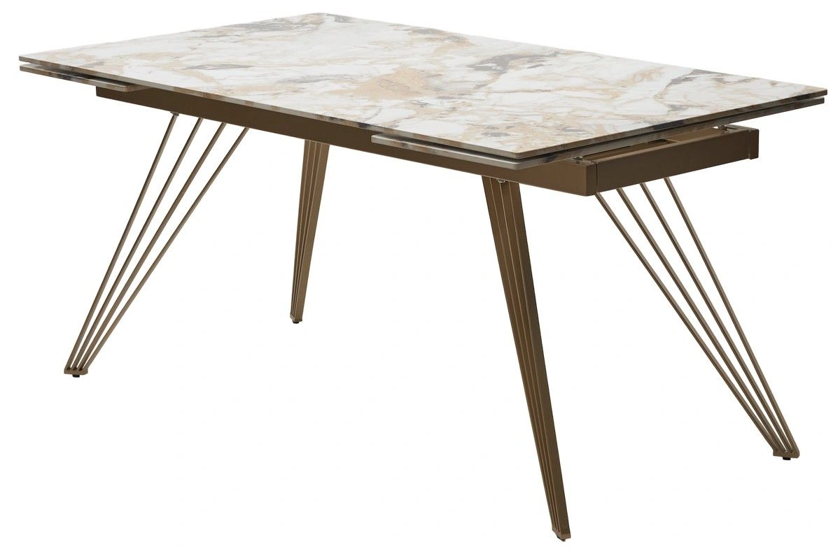 Стол обеденный Avrora (160+40+40), керамика глянцевая Grand Jade изображение Стол обеденный Avrora (160+40+40), керамика глянцевая Grand Jade фото