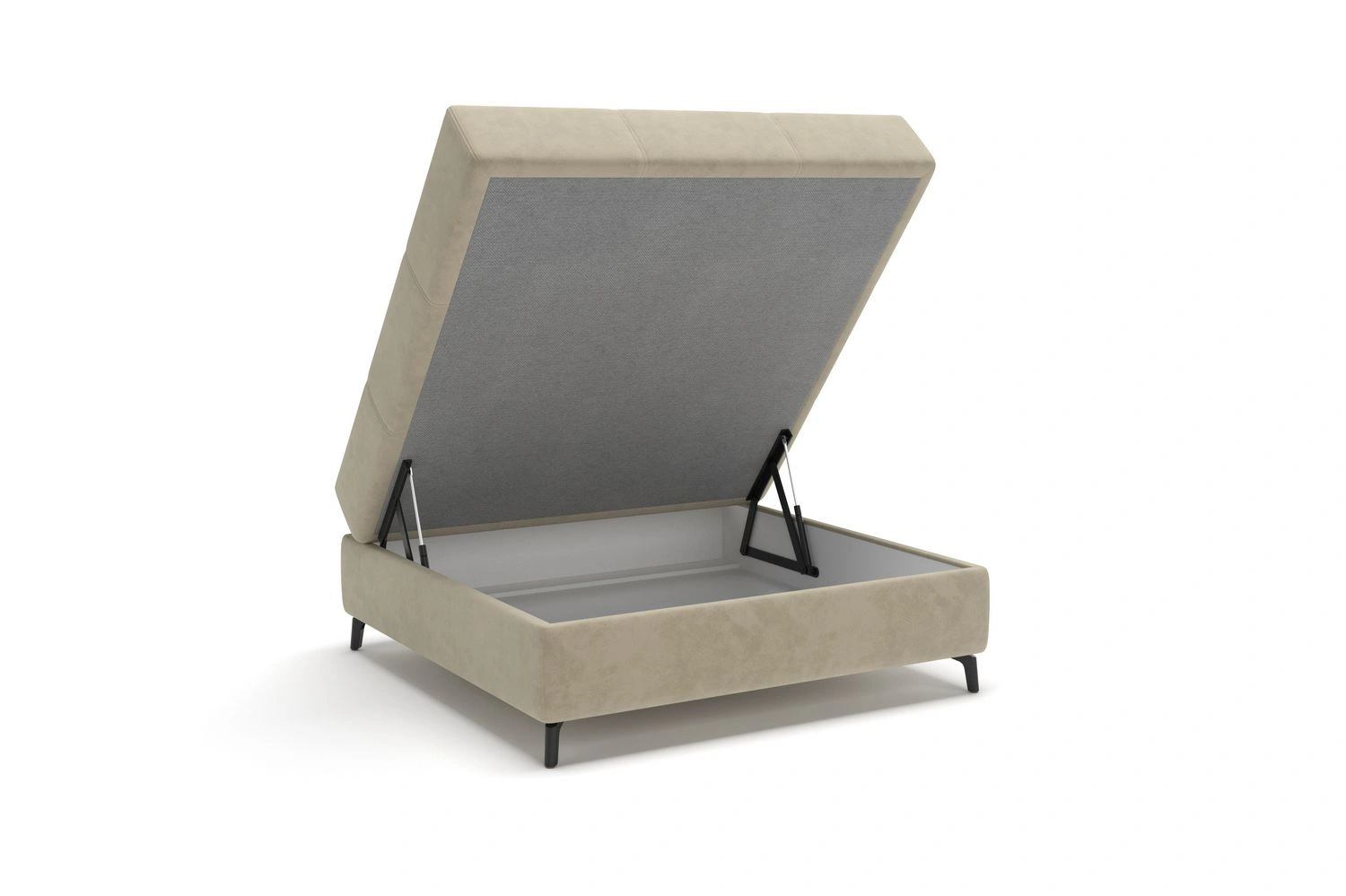 Reef кресло с ящиком замша бежевый изображение Reef кресло с ящиком замша бежевый фото