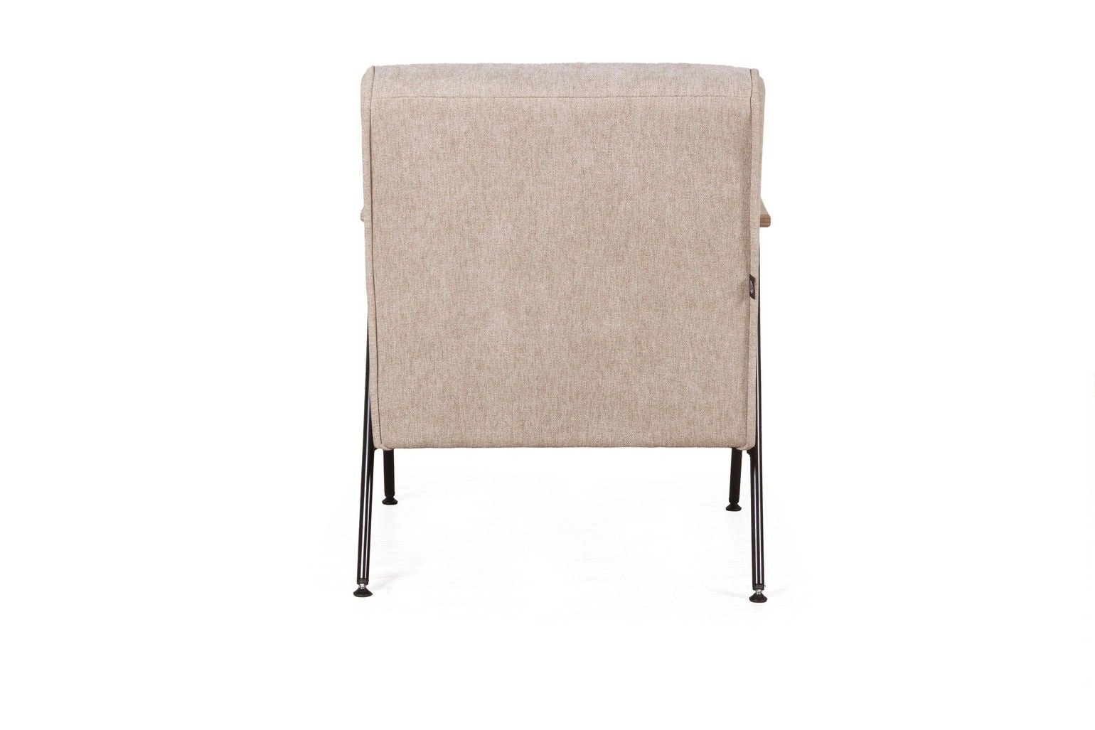 Кресло Andy с деревянными подлокотниками, шенилл Shantal beige изображение Кресло Andy с деревянными подлокотниками, шенилл Shantal beige фото