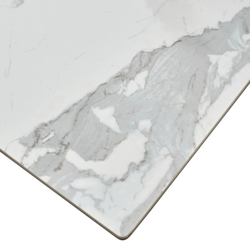 Стол раскладной Dogma (140+60) керамика глянцевая, белая изображение Стол раскладной Dogma (140+60) керамика глянцевая, белая фото