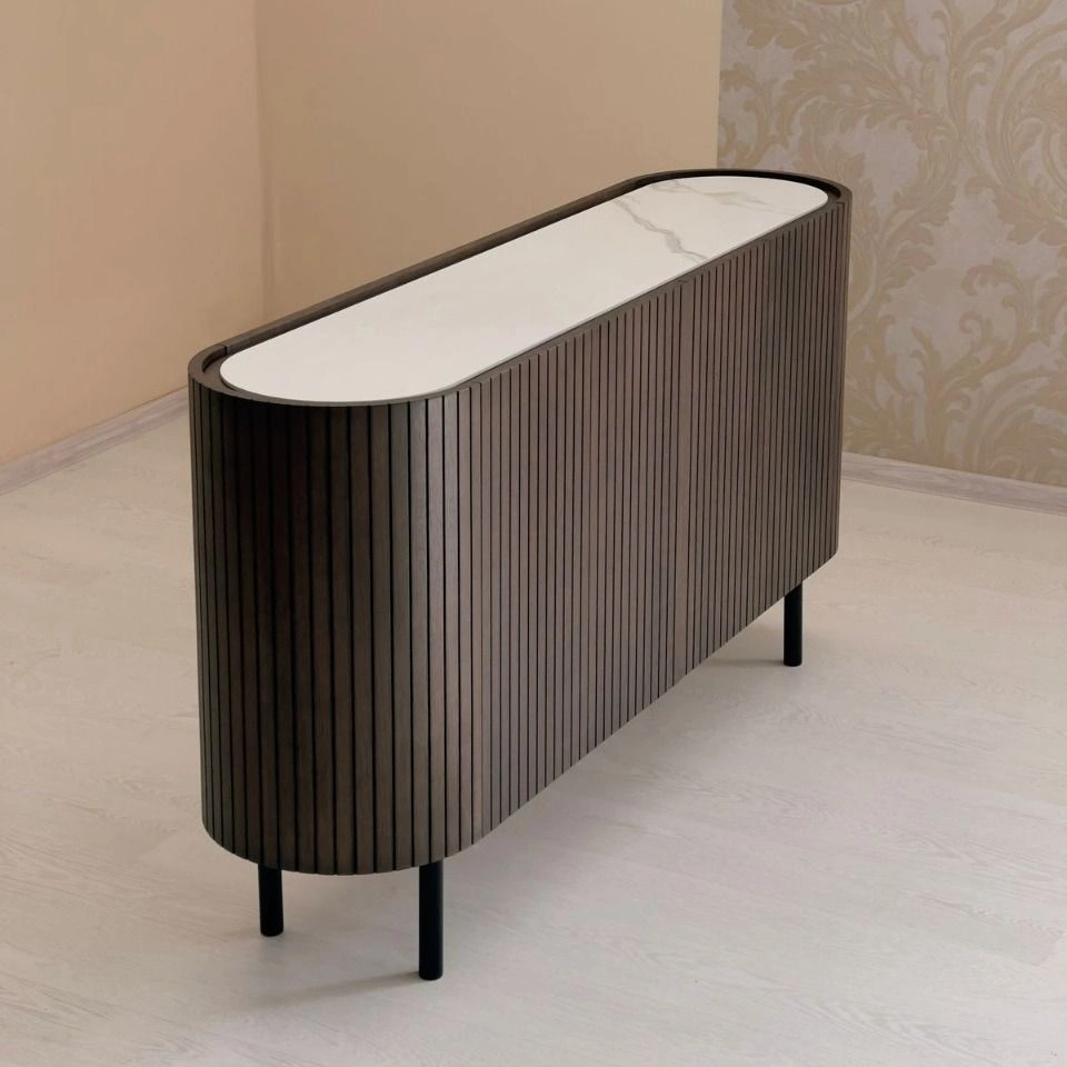 Denver комод, дуб патина / керамика глянцевая изображение Denver комод, дуб патина / керамика глянцевая фото