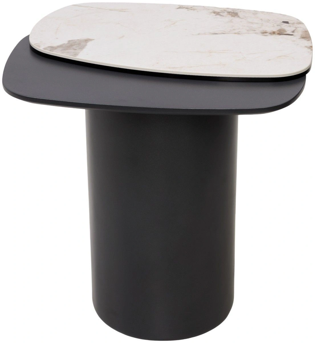 Столик кофейный Nikolas (59х49), керамика светлая изображение Столик кофейный Nikolas (59х49), керамика светлая фото