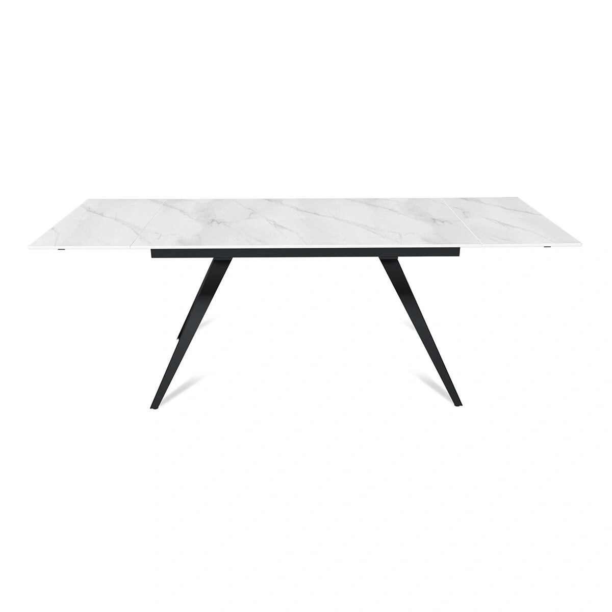 Стол раскладной Asti (120+30+30), керамика матовая Snow Mountain Stone изображение Стол раскладной Asti (120+30+30), керамика матовая Snow Mountain Stone фото