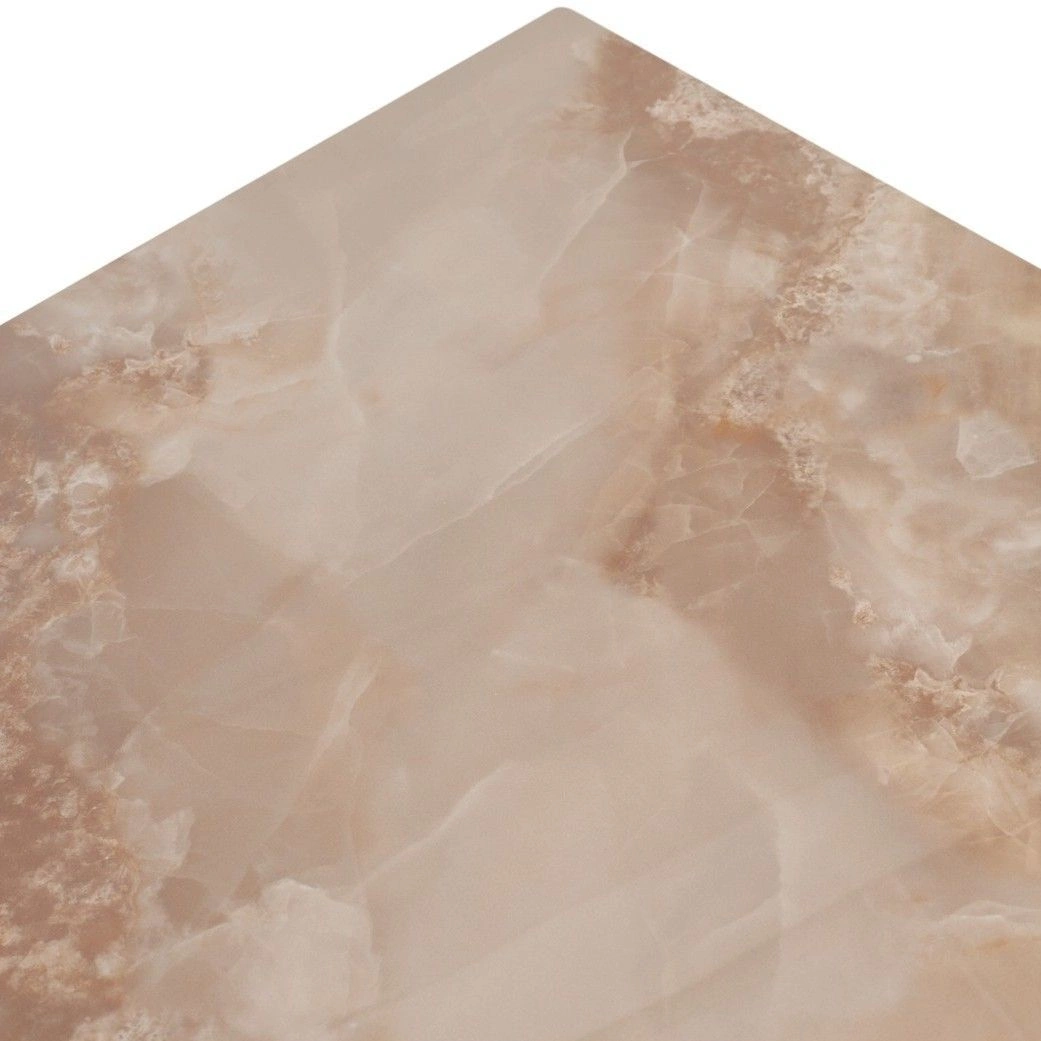 Стол раскладной Dogma (120+50) керамика глянцевая, янтарь изображение Стол раскладной Dogma (120+50) керамика глянцевая, янтарь фото