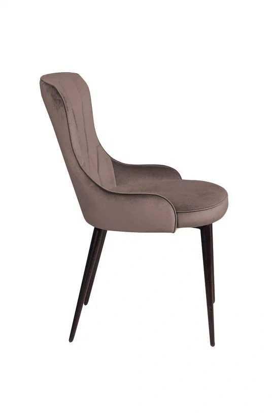 Стул Leonardo, бархат антрацит 14 изображение Стул Leonardo, бархат антрацит 14 фото