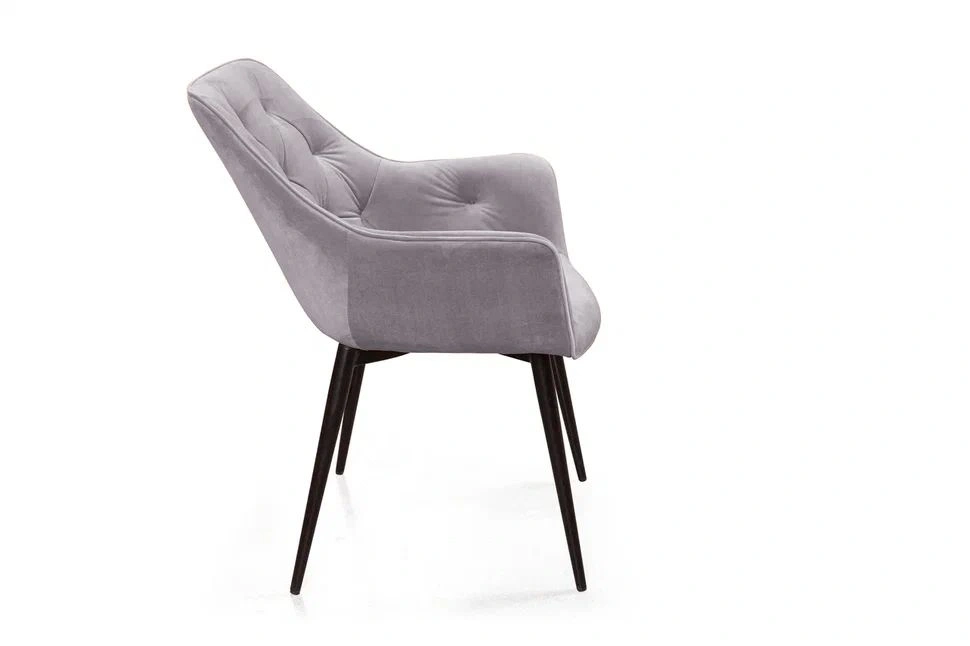 Стул Archi, бархат светло-серый 26, опора конус изображение Стул Archi, бархат светло-серый 26, опора конус фото