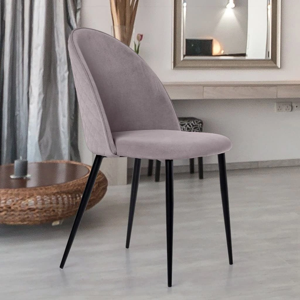 Стул Marcus, бархат светло-серый 26 изображение Стул Marcus, бархат светло-серый 26 фото