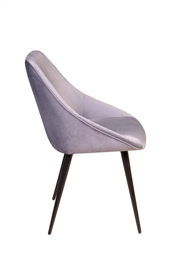 Стул Neo бархат светло-серый 26/опора конус изображение Стул Neo бархат светло-серый 26/опора конус фото