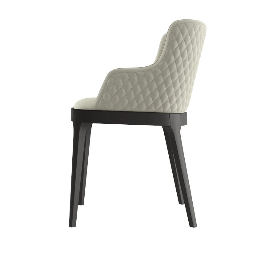 Стул с подлокотниками Magda, массив бук, велюр бежевый изображение Стул с подлокотниками Magda, массив бук, велюр бежевый фото