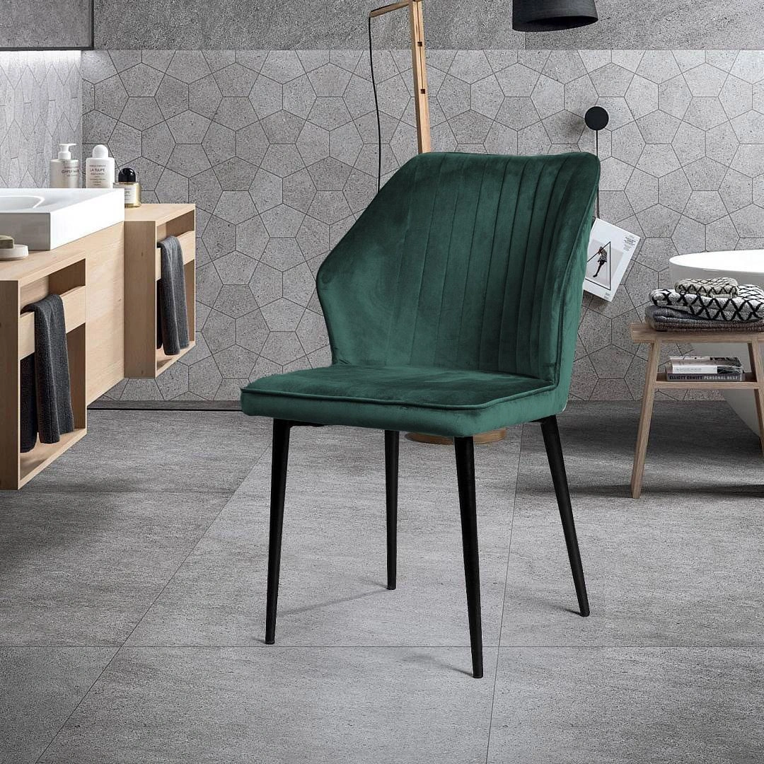 Стул Berg, бархат зелёный 19 изображение Стул Berg, бархат зелёный 19 фото