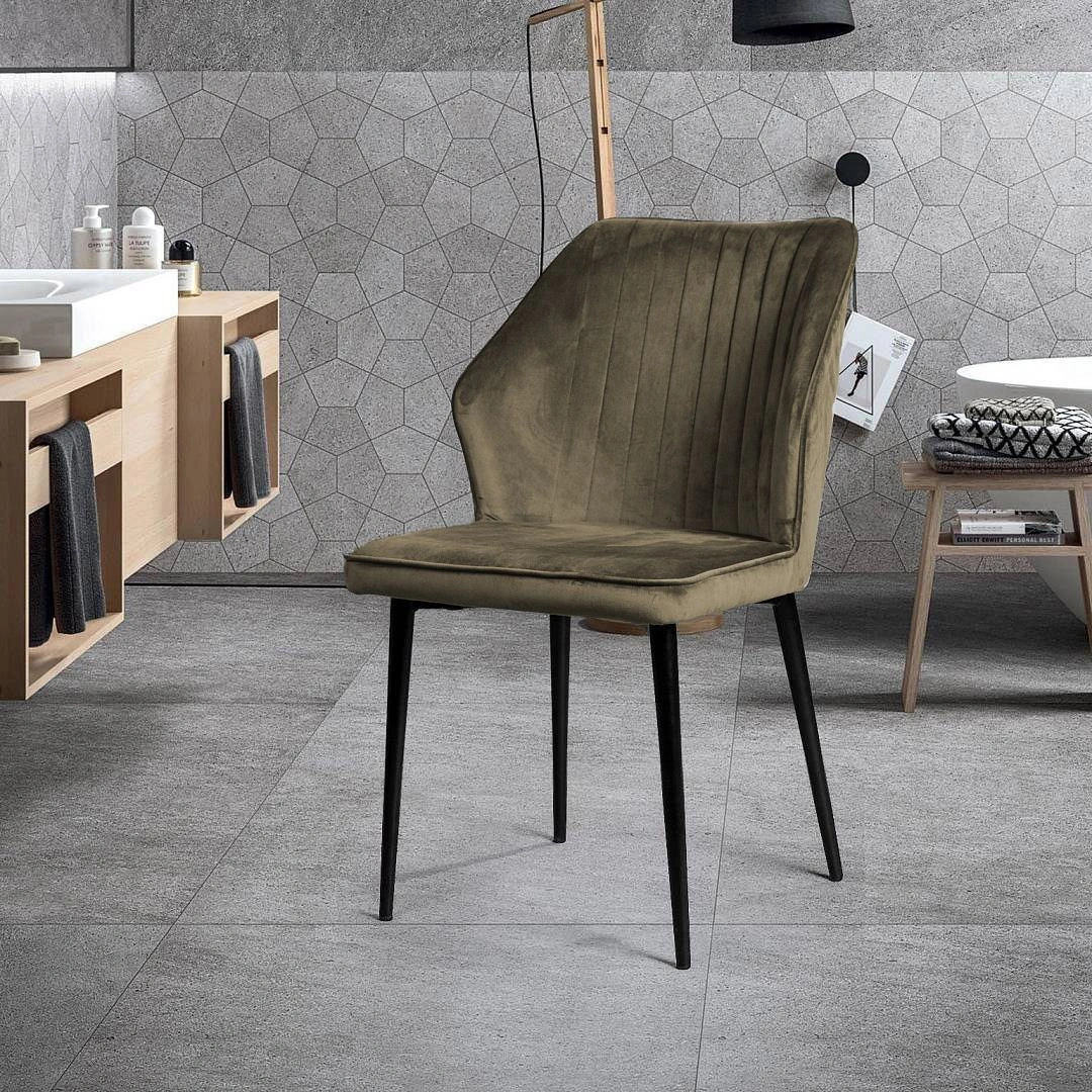 Стул Berg, бархат коричневый 12 изображение Стул Berg, бархат коричневый 12 фото