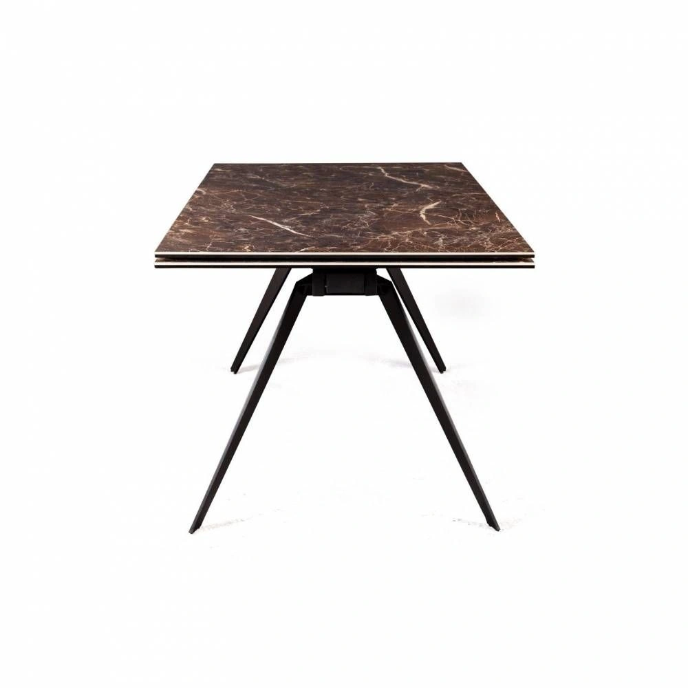 Стол раскладной Grant (160+80), мрамор испанская керамика темный + 4 стула Austin изображение Стол раскладной Grant (160+80), мрамор испанская керамика темный + 4 стула Austin фото