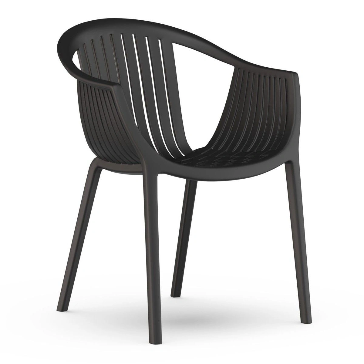 Стул с подлокотниками EPOS, (комплект 2 шт), пластик черный изображение Стул с подлокотниками EPOS, (комплект 2 шт), пластик черный фото