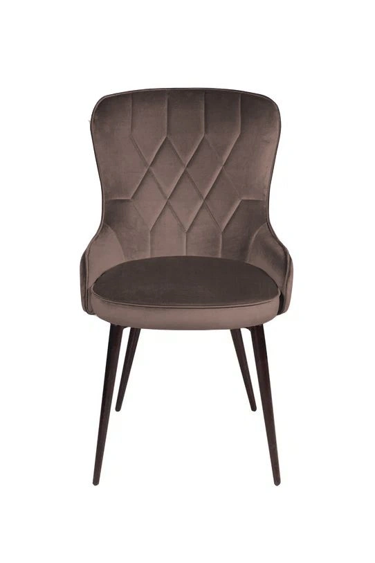 Стул Leonardo, бархат антрацит 14 изображение Стул Leonardo, бархат антрацит 14 фото