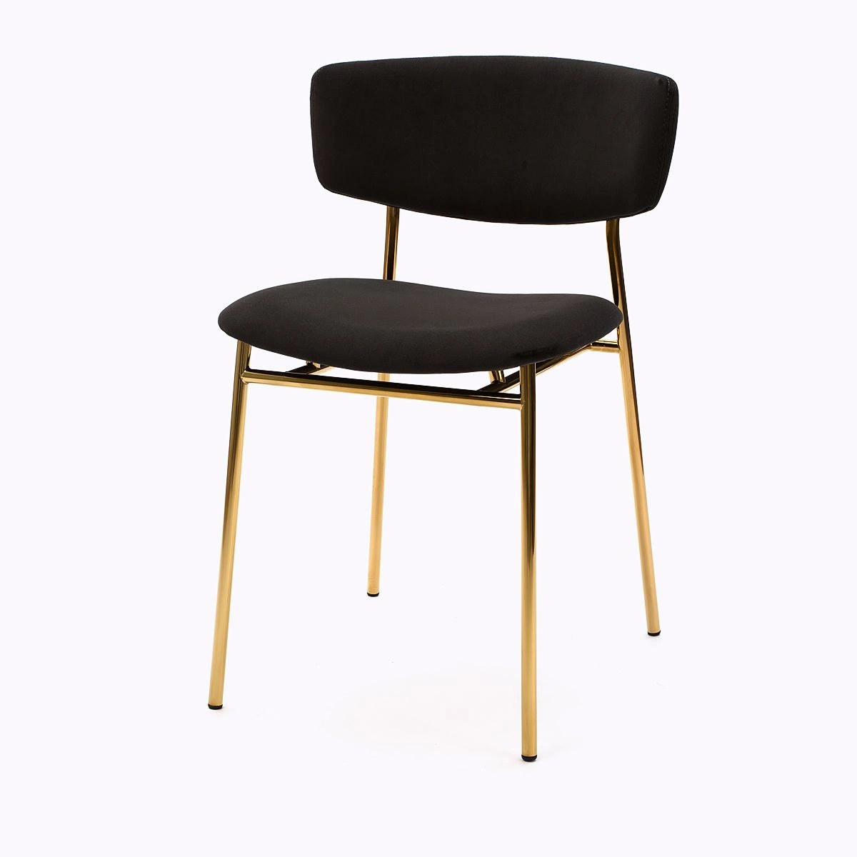 Стул Deimos, микровелюр графит, опоры золото изображение Стул Deimos, микровелюр графит, опоры золото фото