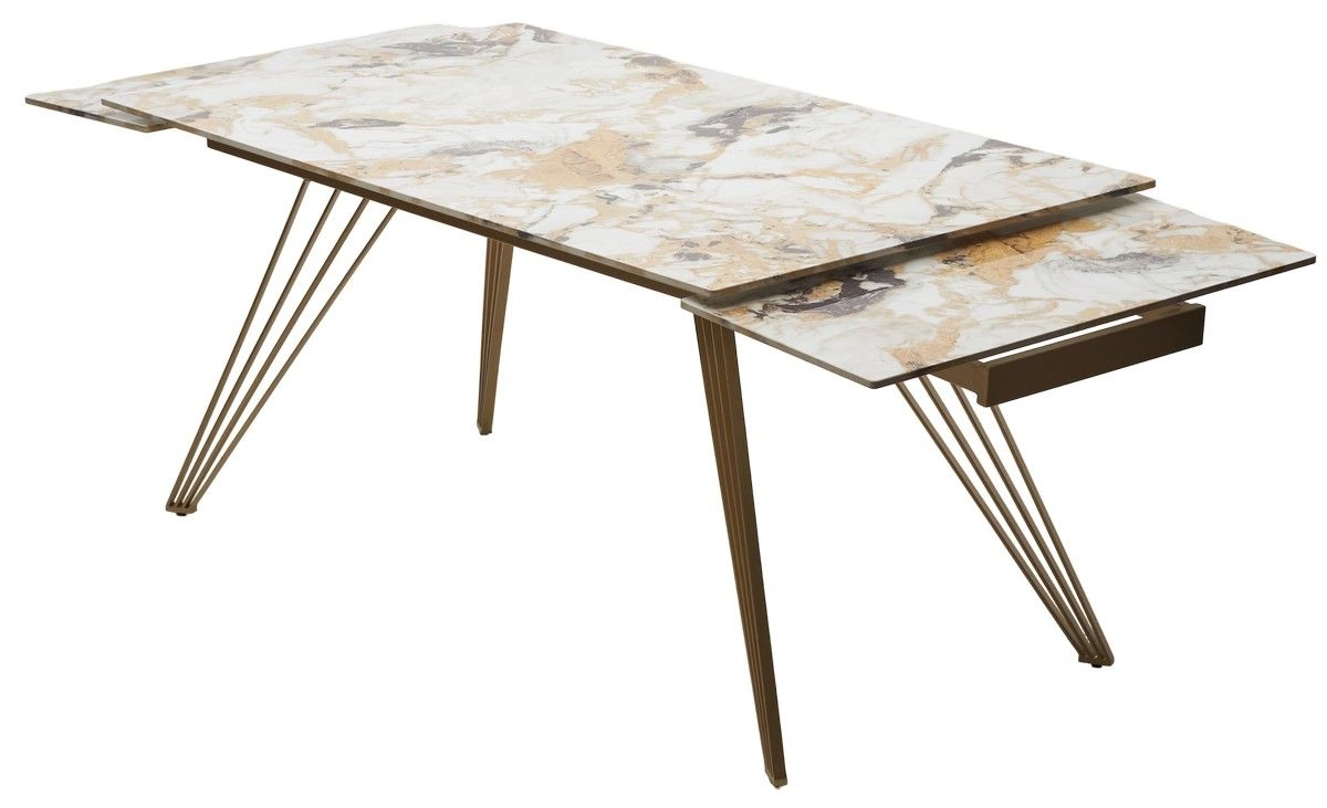 Стол обеденный Avrora (160+40+40), керамика глянцевая Grand Jade изображение Стол обеденный Avrora (160+40+40), керамика глянцевая Grand Jade фото