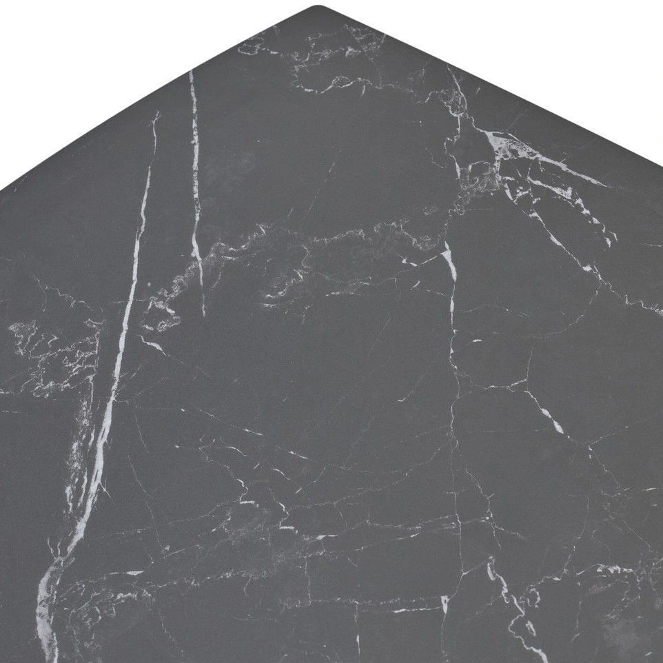 Стол обеденный Blade (140+30+30), керамика матовая темная изображение Стол обеденный Blade (140+30+30), керамика матовая темная фото