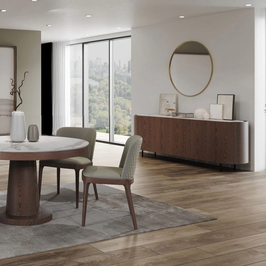 Bilbo тумба под TV, темный орех / керамика матовая изображение Bilbo тумба под TV, темный орех / керамика матовая фото