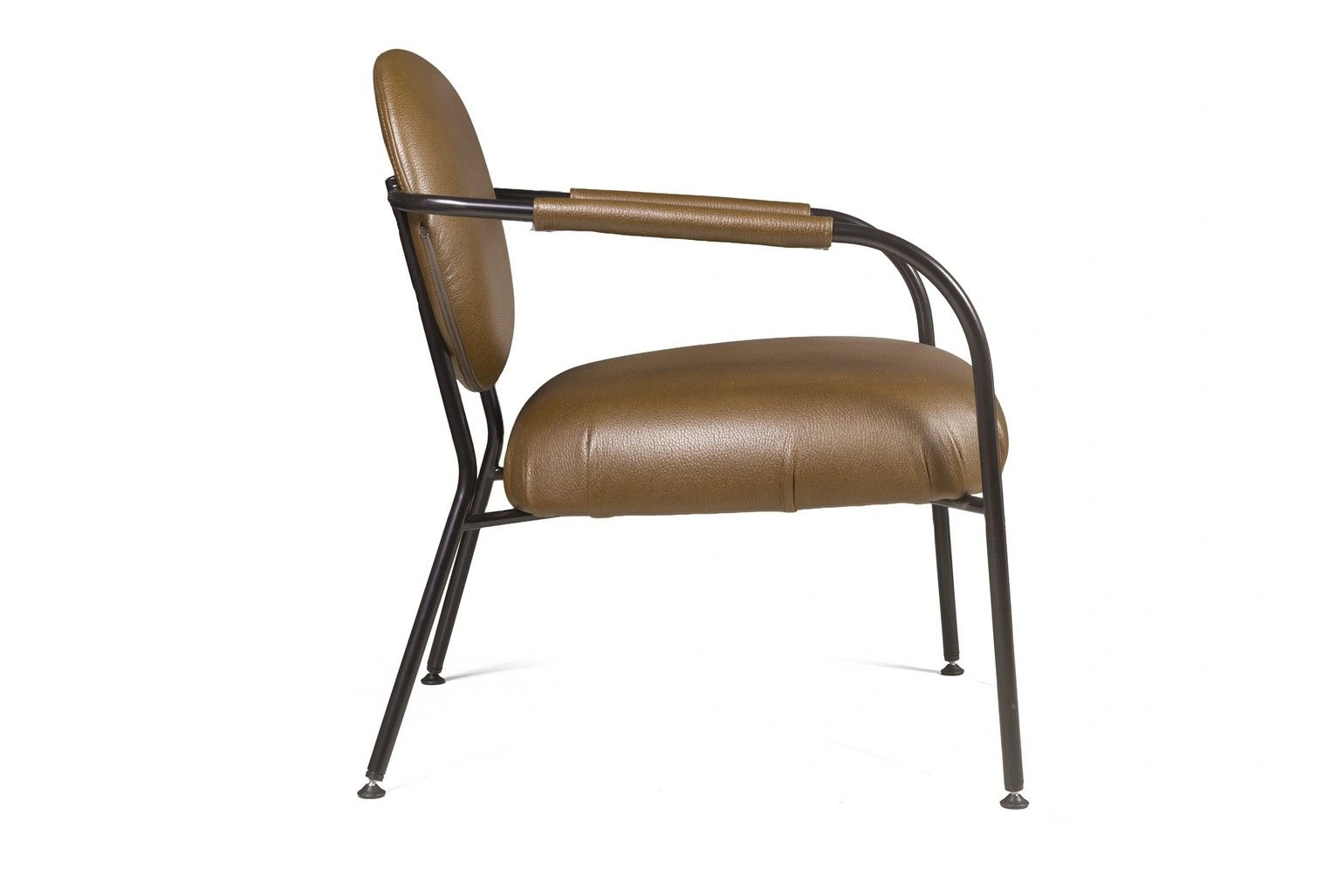 Лаунж кресло EGO, искусственная кожа, темно-коричневый изображение Лаунж кресло EGO, искусственная кожа, темно-коричневый фото