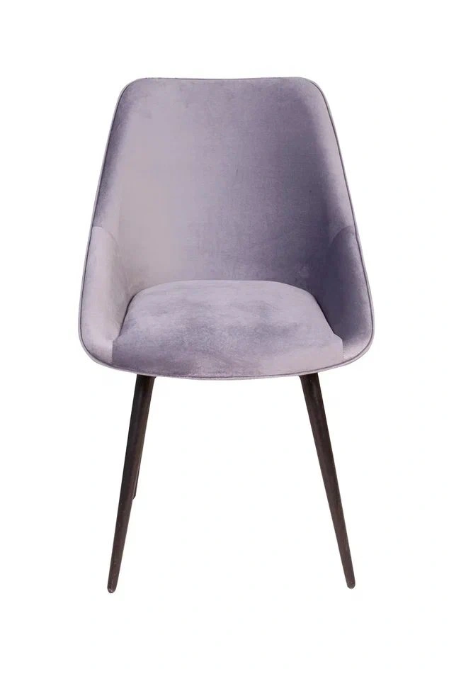 Стул Neo ромб, бархат светло-серый 26/опора конус изображение Стул Neo ромб, бархат светло-серый 26/опора конус фото