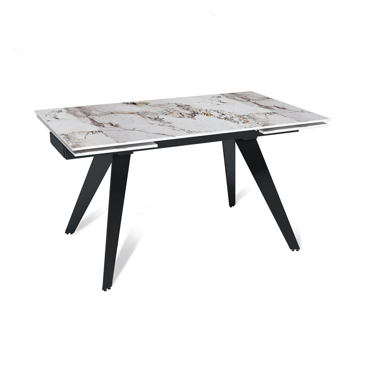 Стол раскладной Rhein (140+40+40), керамика глянцевая Pandora изображение Стол раскладной Rhein (140+40+40), керамика глянцевая Pandora фото