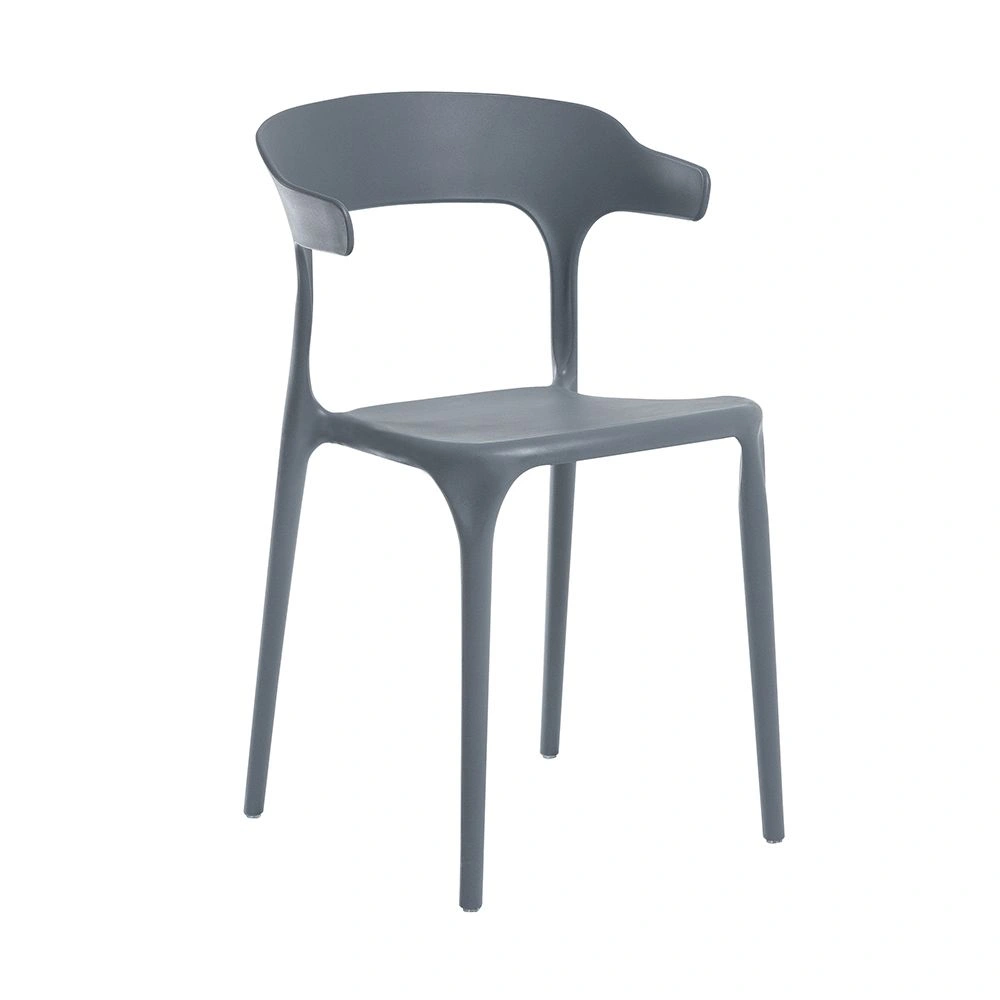 Стул Leo (RUS), комплект (2 шт), пластик серый изображение Стул Leo (RUS), комплект (2 шт), пластик серый фото