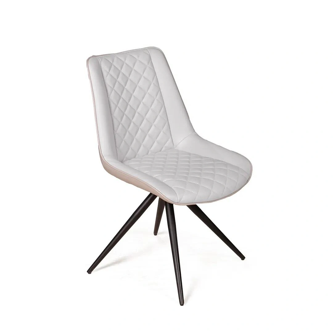 Стул с кручением Otto экокожа, светло-серый изображение Стул с кручением Otto экокожа, светло-серый фото