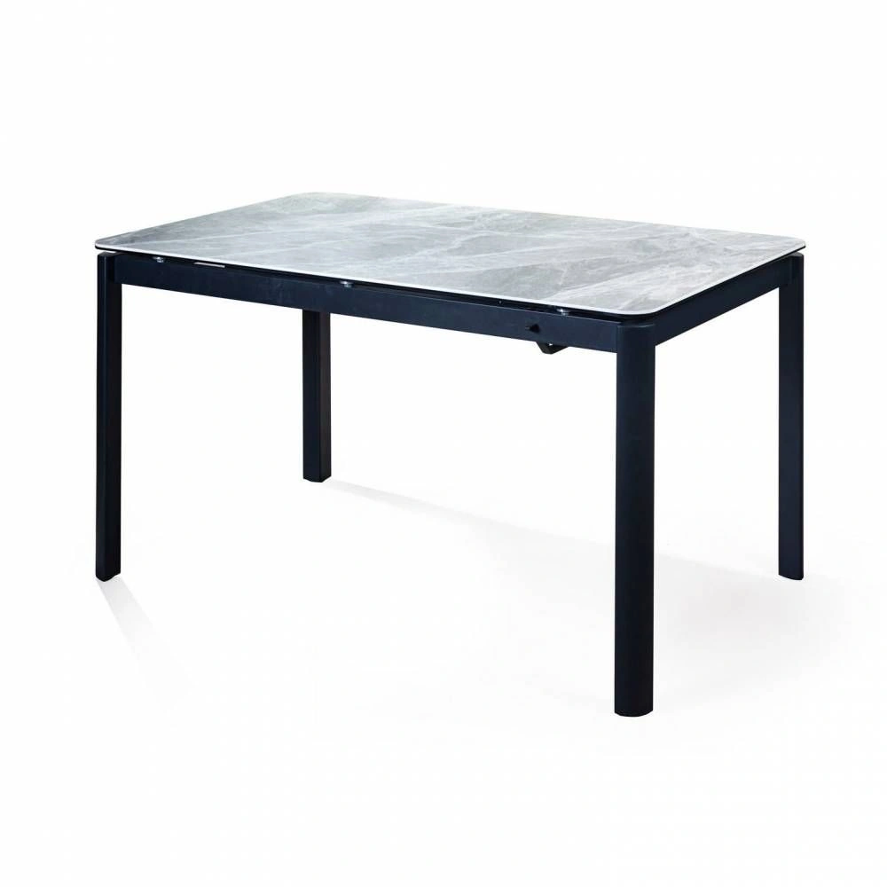 Стол Alpha (140+40) испанская керамика светлая + 4 стула Hunt изображение Стол Alpha (140+40) испанская керамика светлая + 4 стула Hunt фото