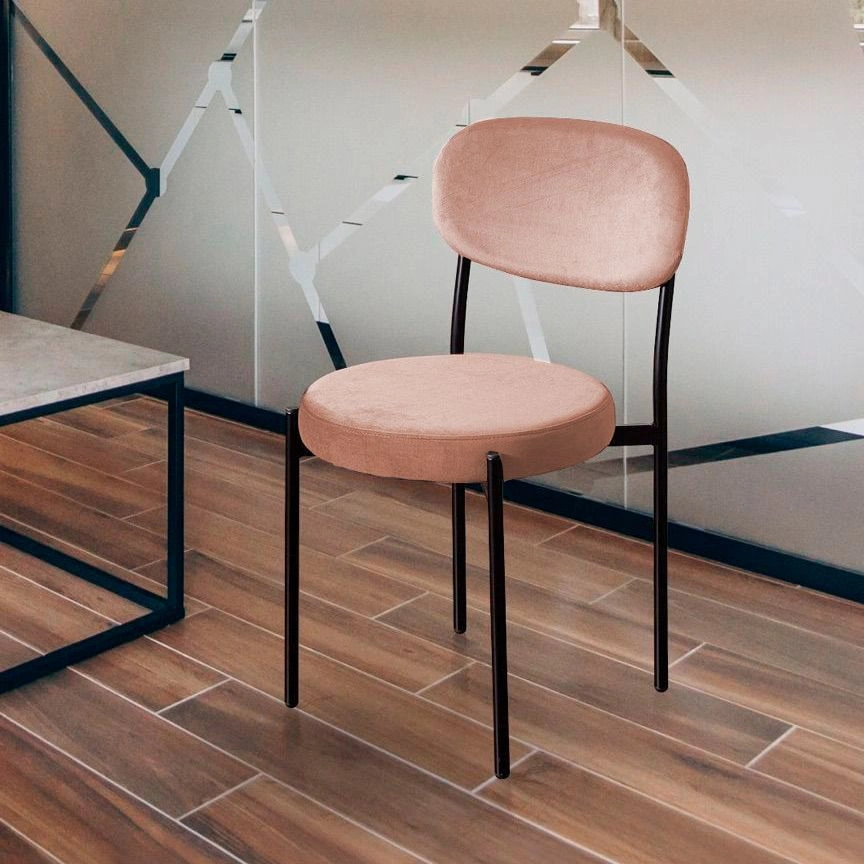 Стул Mason, бархат бежевый 5 изображение Стул Mason, бархат бежевый 5 фото