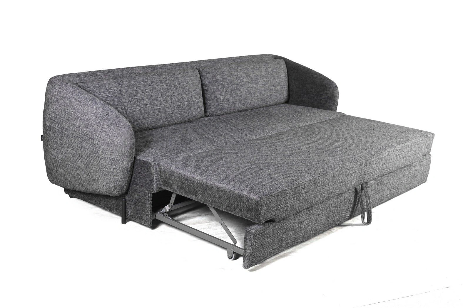 Bubble диван-кровать прямой, механизм «дельфин», микромех Rozy dark grey изображение Bubble диван-кровать прямой, механизм «дельфин», микромех Rozy dark grey фото