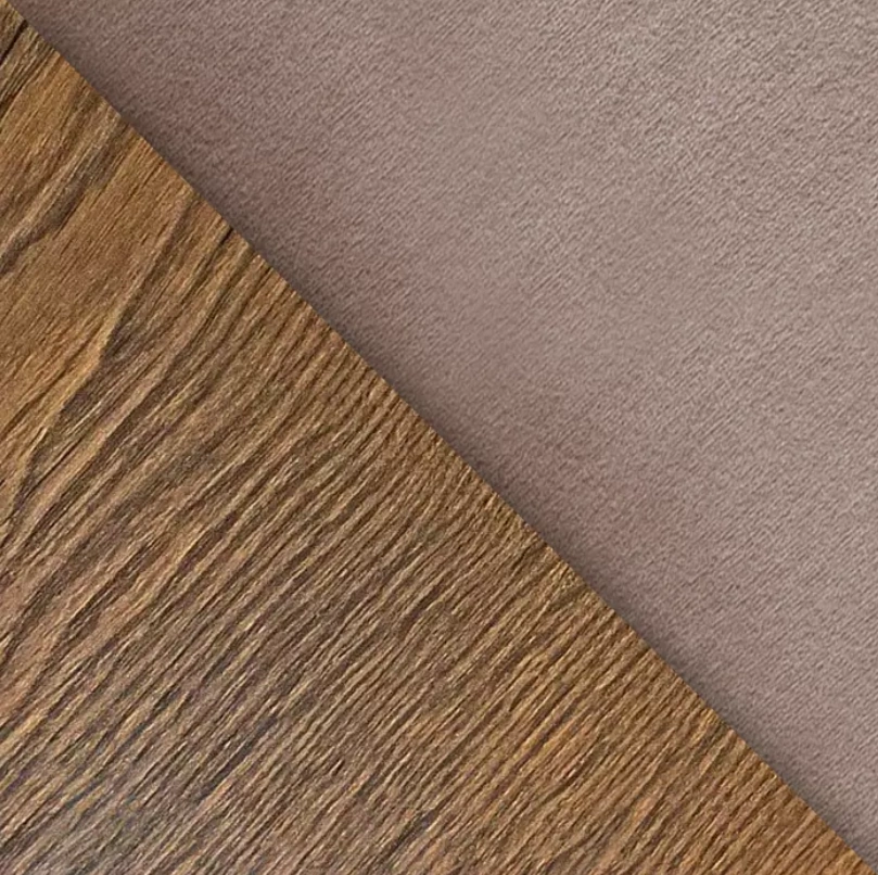 Кресло Claus, дуб натуральный, бархат, серый изображение Кресло Claus, дуб натуральный, бархат, серый фото