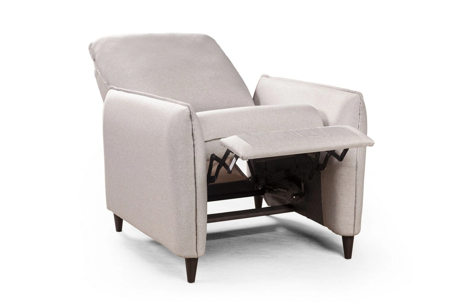 Hans кресло реклайнер рогожка бежевый изображение Hans кресло реклайнер рогожка бежевый фото